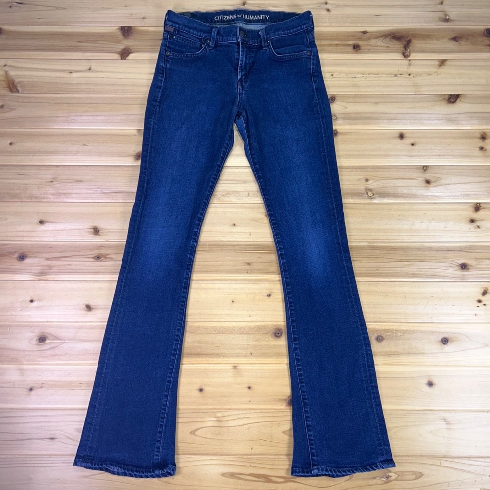 Citizens of Humanity Jeans Womens 27 Bootcut Low Rise Dark Wash Denim Blue Jeans